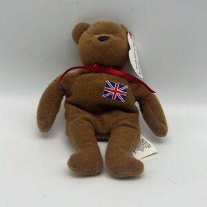 TY Beanie Bellies Britannia‎ The Bear 5” Plush Stuffed Animal